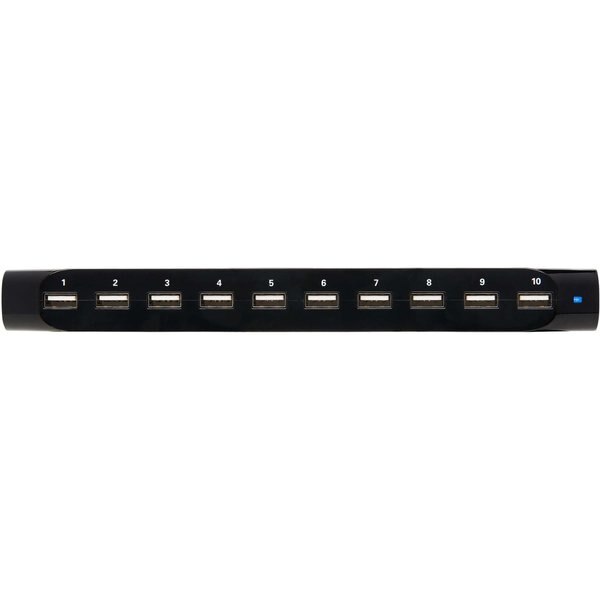 USB Charger, Adjust, 10 port, 12V, 8A/96W