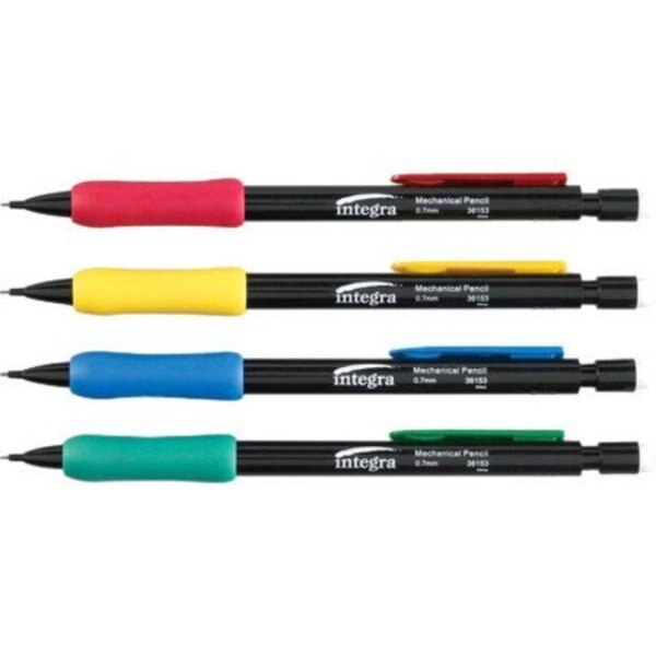 Grip Mechanical Pencils, Black Lead, PK12