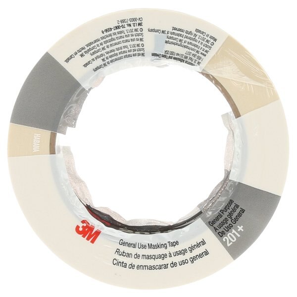 Masking Tape, Tan, Rubber, 1-27/64