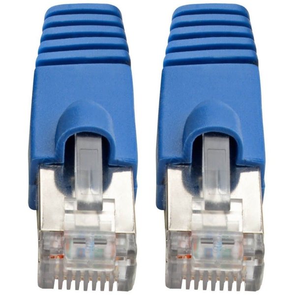 Cat6(a) Cable, Shielded (STP), Blue, 3ft