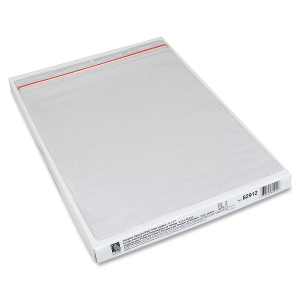 Shop Ticket Holder, Zipper, 9 x 12