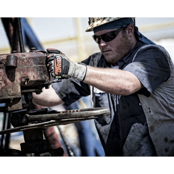 Cut Resistant Impact Coated Gloves, A5 Cut Level, Nitrile, M, 1 PR