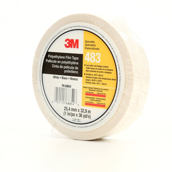 PolyethyleneFlmTp483Wht, 1nx36yd5., PK36