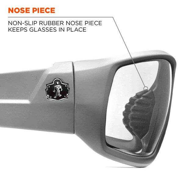 Safety Glasses, Traditional I/O PC Decenter Lens, Scratch-Resistant