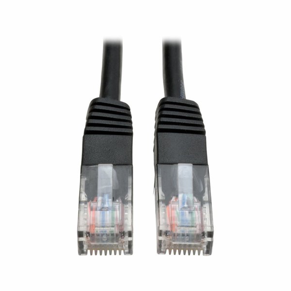 Cat5e Cable, Molded, RJ45 M/M, Black, 6ft