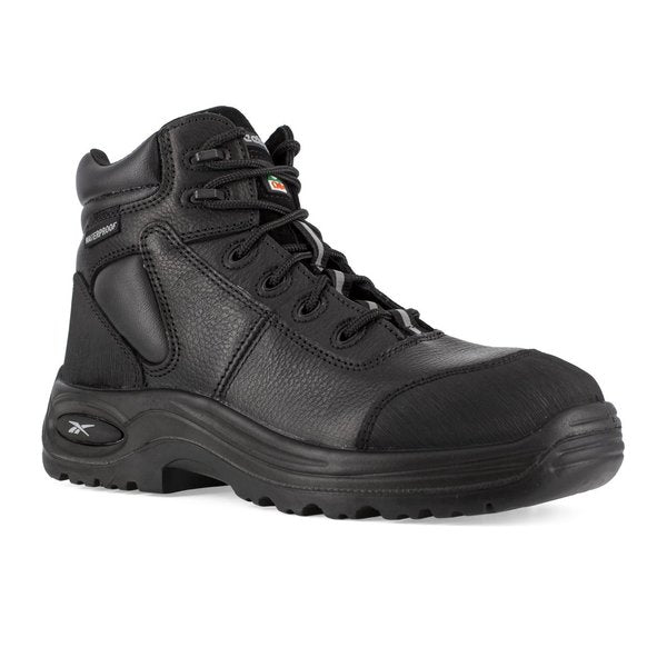 Size 6 1/2 Women's 6 in Work Boot Composite Safety Footwear, Black