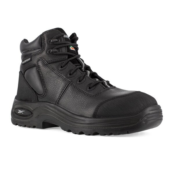 Size 7 Women's 6 in Work Boot Composite Safety Footwear, Black