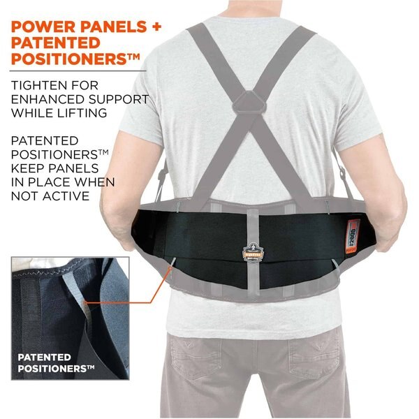 Back Support, Black, 4XL