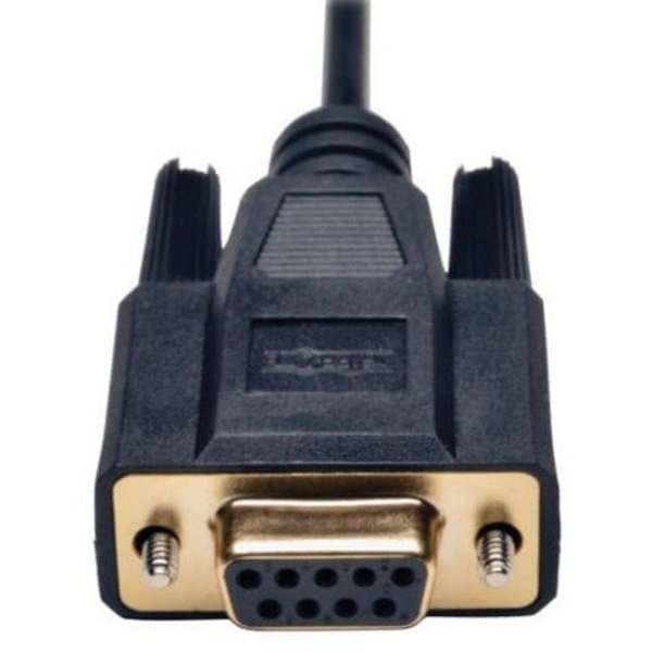 Null Modem Serial Cable, DB9, DB25 F/M, 6ft
