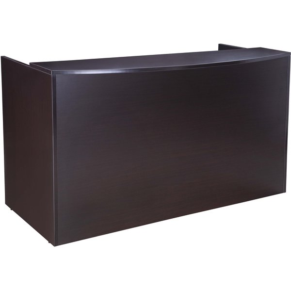 Reception Desk, 71W X 30/36D X 42H, Mocha