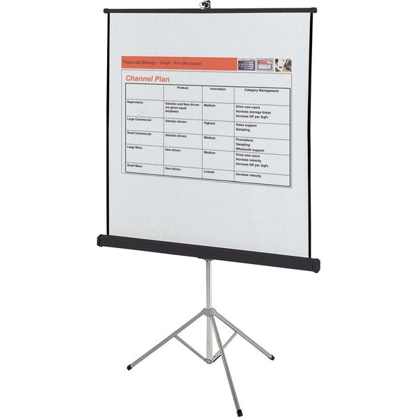 Portable Projection Screen, 60 x 60 In