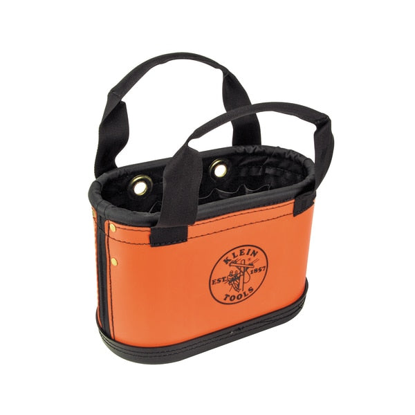 Tool Storage Bucket, Orange/Black, 10