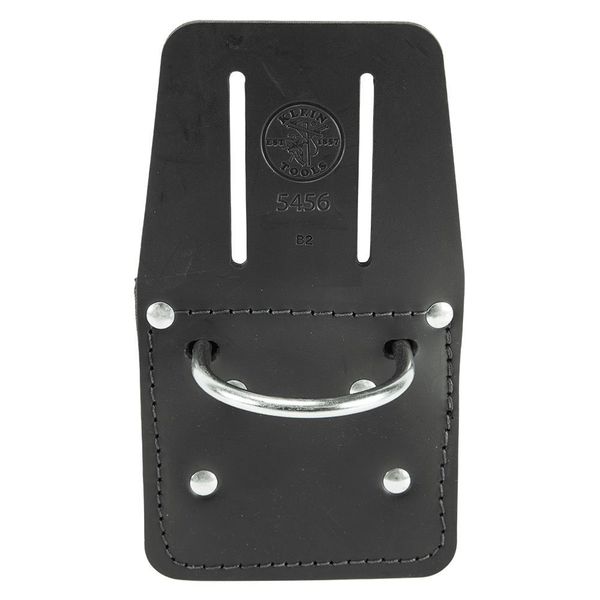 Black Leather Slotted