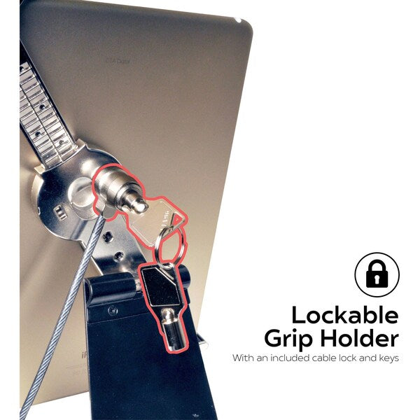 Security Grip and Stand for Tablets