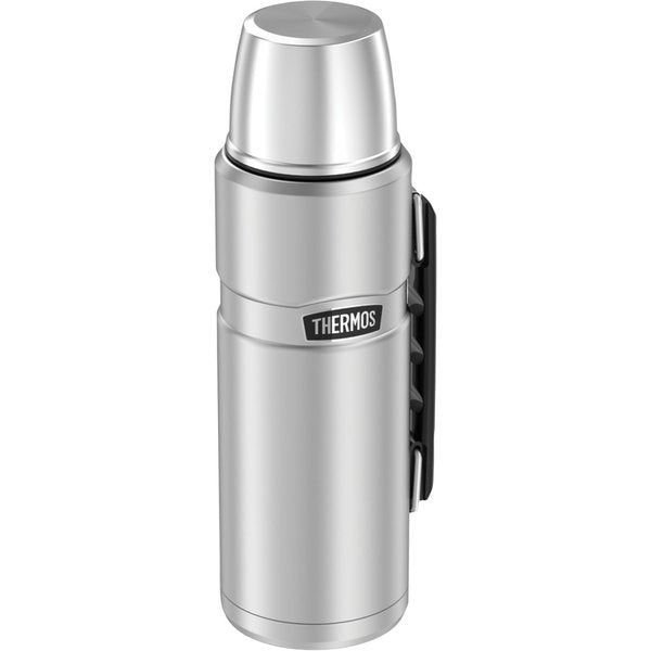 Stainless Steel Beverage Bottle, 40 oz., Matte Steel