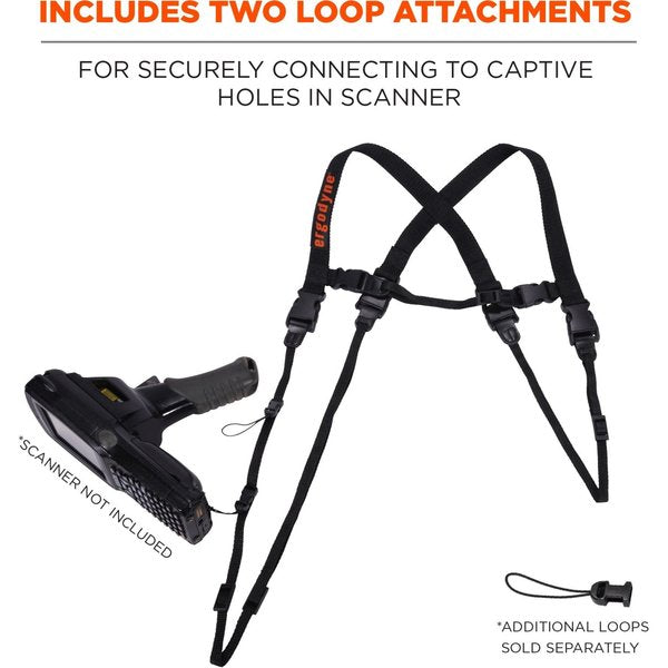 Harness, Black, Large, For Barcode Scanner