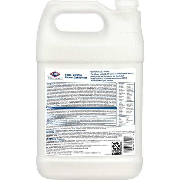 Disinfectant Cleaner, 1 gal, PK, 4