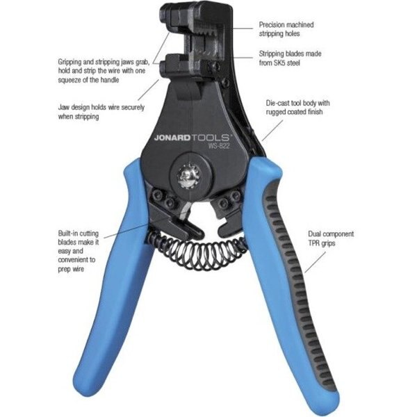 Wire Stripper and Cutter for 8-22 AWG Wi