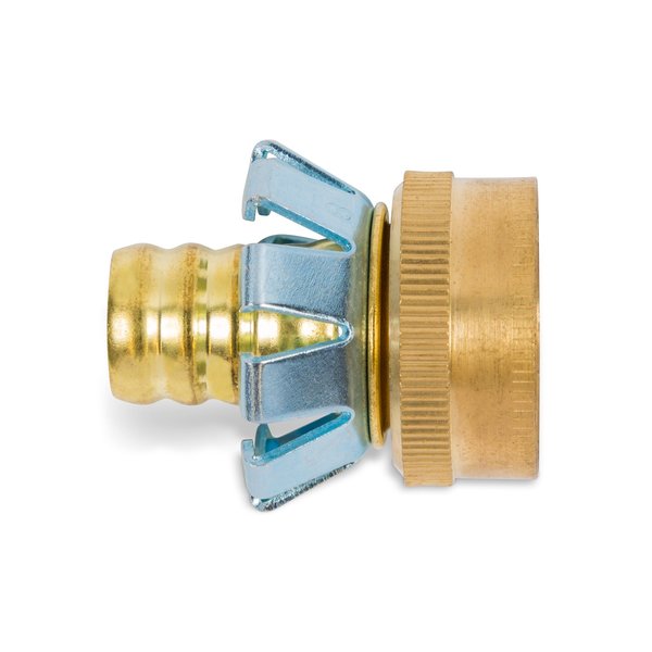 Brass Female Clinch Coupling, 5/8