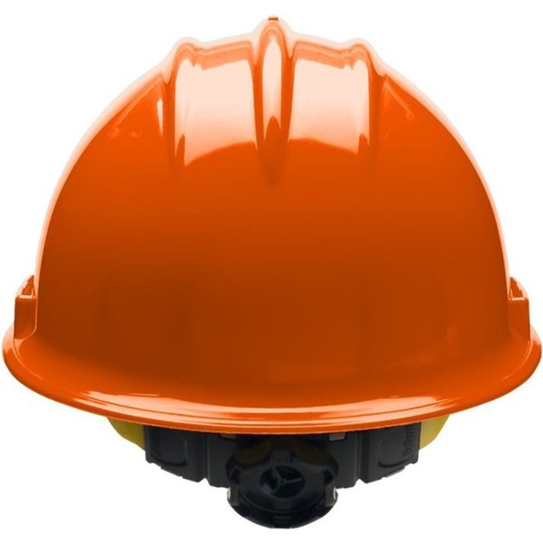 Front Brim Hard Hat, Type 1, Class G, Ratchet (6-Point), Orange