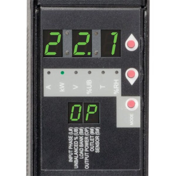 PDU, 3-Ph, Switched, 22.1kW, 12 C13, 12C19, 0U