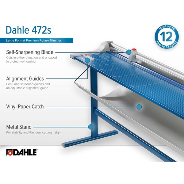 Large Format Premium Rolling Trimmer wit