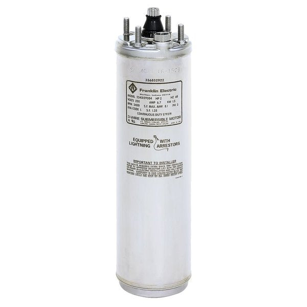 Pump Motor, 6.8A Full Load, 11-1/4