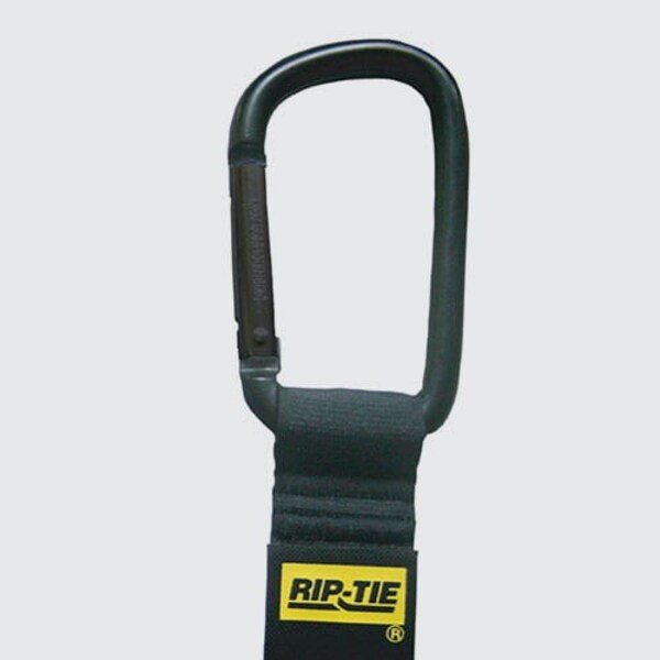 Back-to-Back Strap, No Adhesive, 6 in, 1 in Wd, Yellow, 5 PK