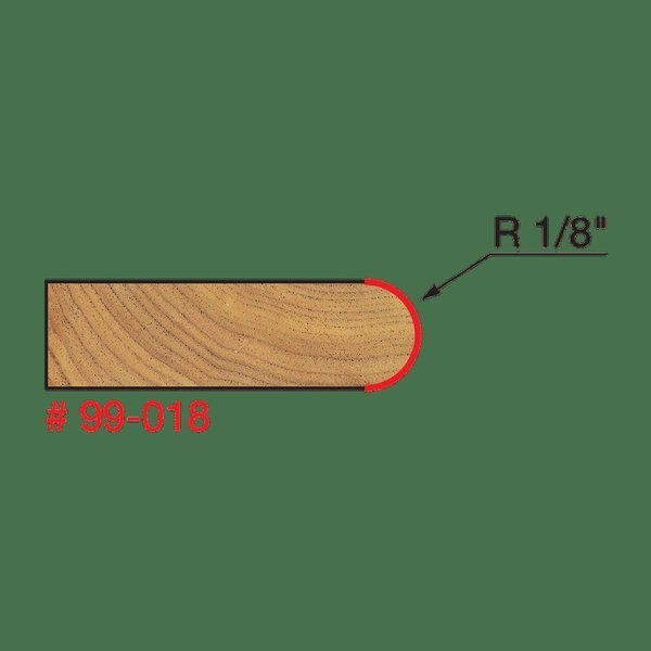 Radius Canoe Joint Bit, 1/8