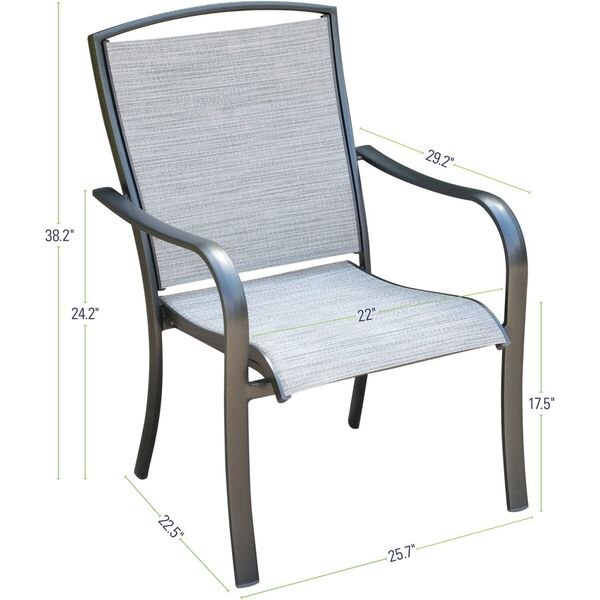 Foxhill All-Weather Commercial-Grade Aluminum Dining Chair