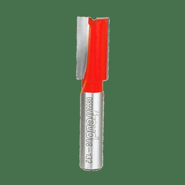 Double Flute Straight Bit with 3/8