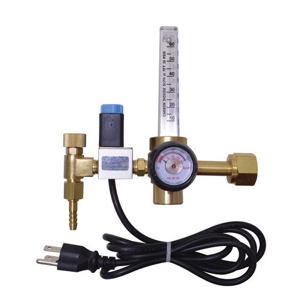 CO2 Flowmeter Reg w/Solenoid CGA320