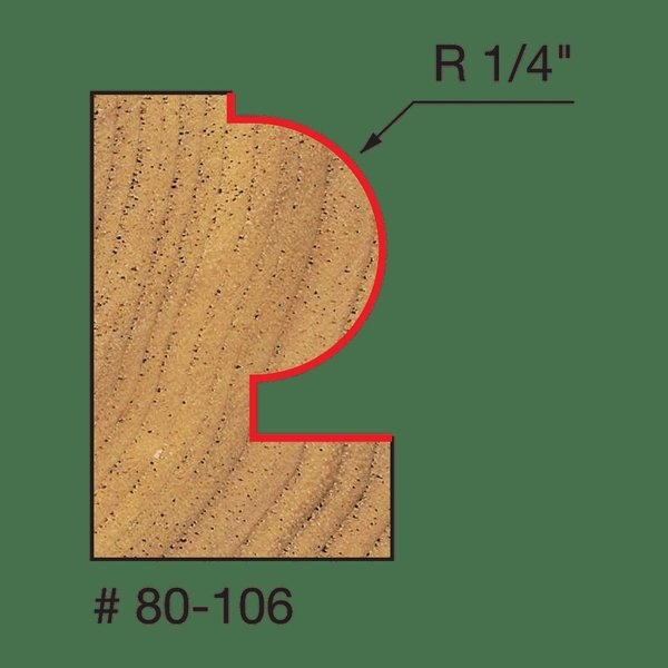 Radius Traditional Beading Bit, 1/4