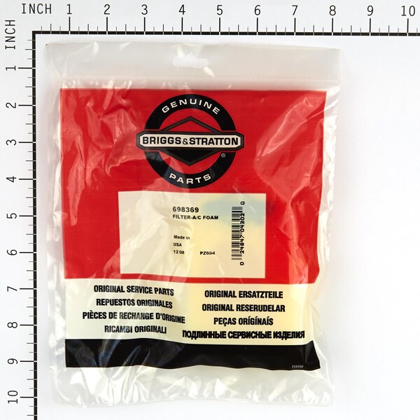 Filter, A/C Foam