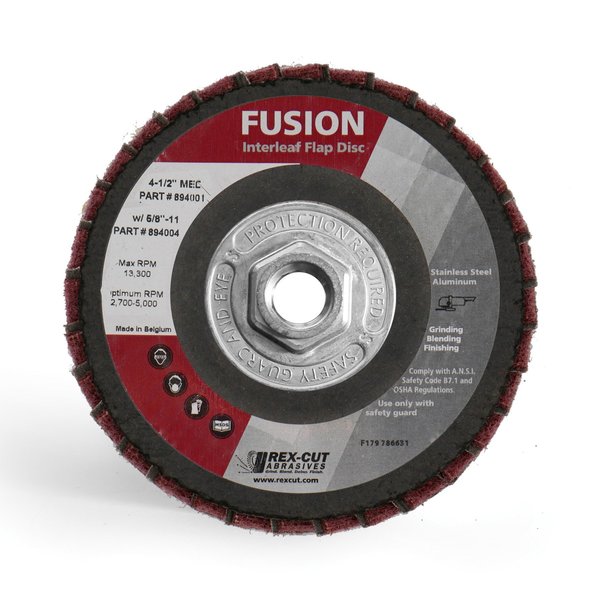 Fusion Flap Disc 4 1/2 x 5/8-11 T29 Fusi