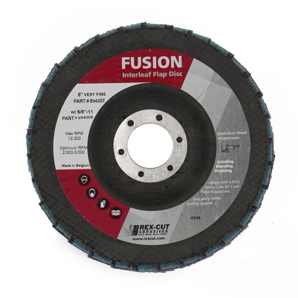 Fusion Flap Disc 5 X 7/8 T29 Fusion Interleaf Flap Disc Medium