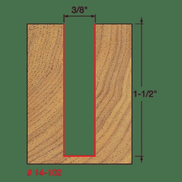 Stagger Bit, 3/8