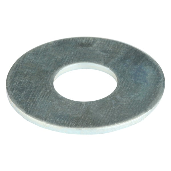 Flat Washer, Fits Bolt Size 3/8 in , Steel Zinc Plated Finish, 100 PK