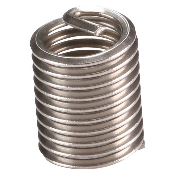 Tanged Helical Insert, Screw-Locking, M8-1.25 Thrd Sz, Nitronic 60, 100 PK