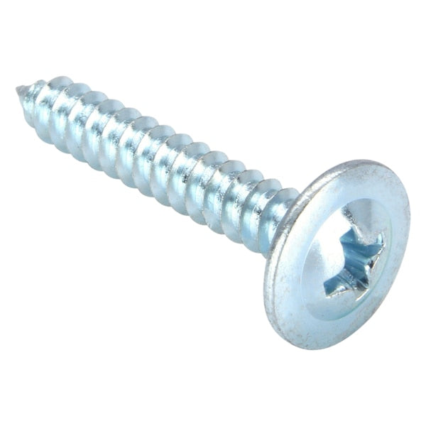 Sheet Metal Screw, #8 x 1 in, Zinc Plated Steel K-Lath Head Phillips Drive, 100 PK