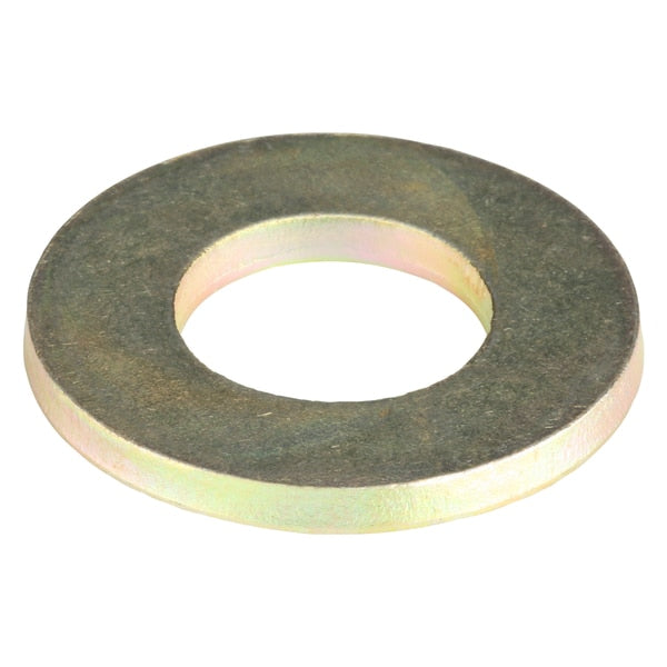 Flat Washer, Fits Bolt Size 5/8 in , Steel Zinc Yellow Finish, 25 PK