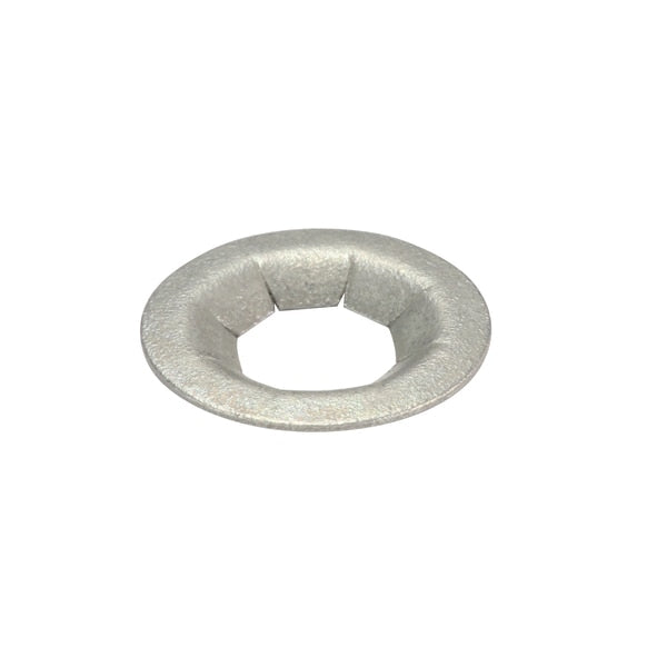 Push Nut, Stud Retention, Stl, 1/4 In, PK200, Thickness: 0.016 in