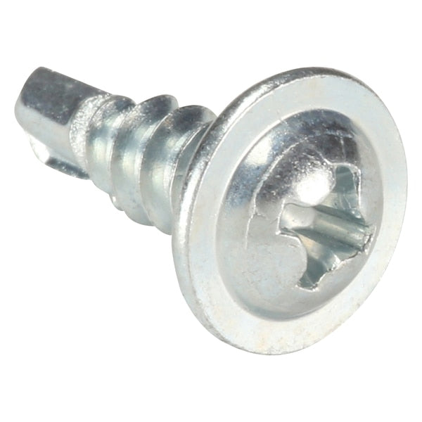 Self-Drilling Screw, #8 x 1/2 in, Zinc Plated Steel K-Lath Head Phillips Drive, 200 PK