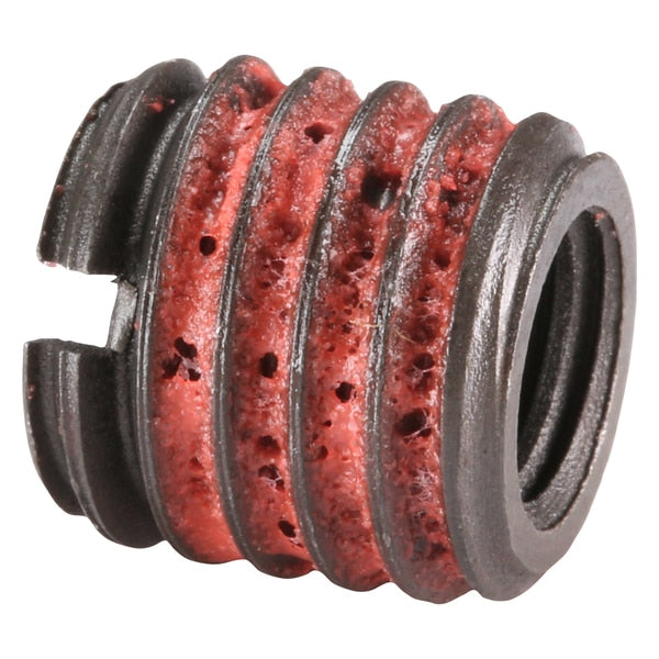 Heavy Wall Self Locking Thread Insert, M8-1.25 Int Thrd Sz, Carbon Steel, 10 PK