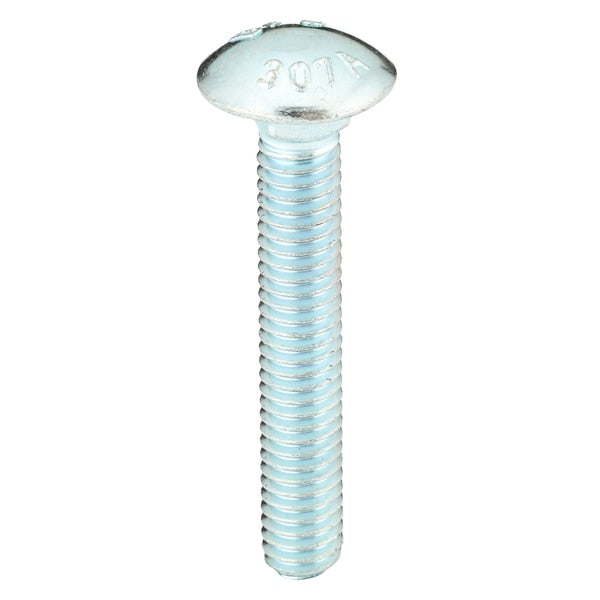 Carriage Bolt, 5/16-18 x2 In, Pk100