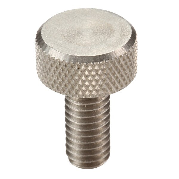 Thumb Screw, M6-1.00 Thread Size, Plain 18-8 Stainless Steel, 6 mm Head Ht, 14 mm Lg, 5 PK