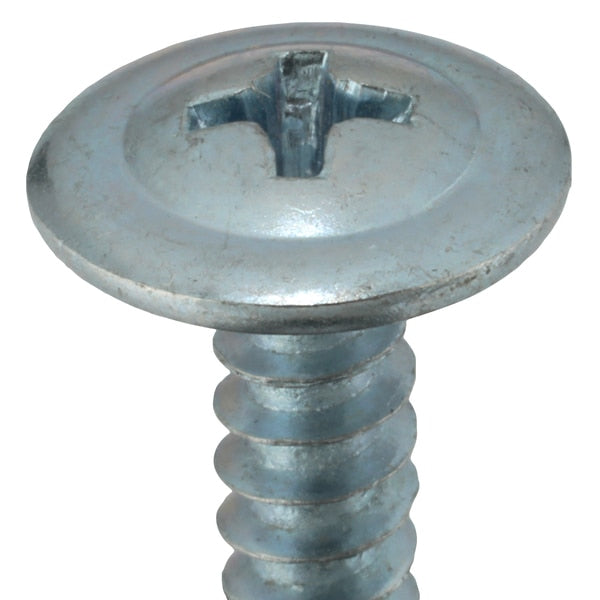 Self-Drilling Screw, #8 x 3/4 in, Zinc Plated Steel K-Lath Head Phillips Drive, 200 PK