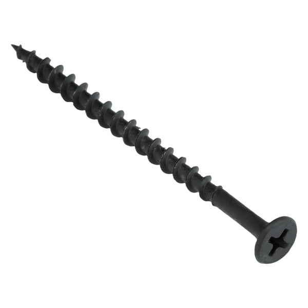 Drywall Screw, #8 x 2-1/2 in, Steel, Phillips Drive, 200 PK