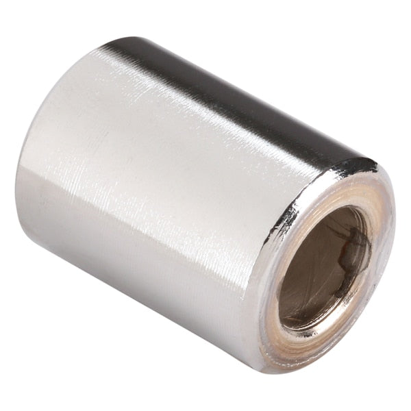 Round Spacer, 3/8 in Screw Size, Chrome Plated Steel, 1 in Overall Lg, 0.406 in Inside Dia