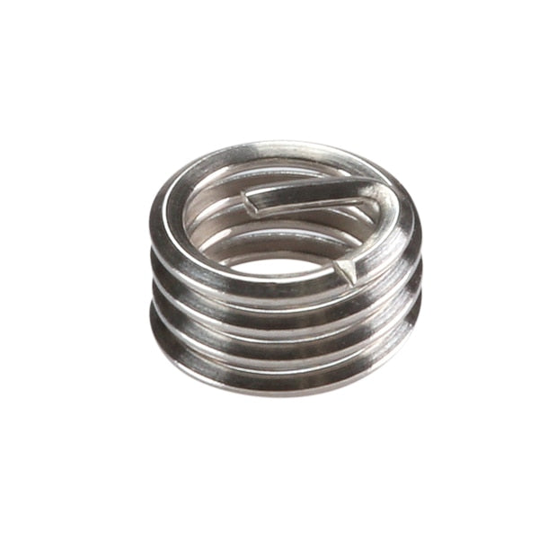 Tanged Helical Insert, Free-Running, M4-0.70 Thrd Sz, 18-8 Stainless Steel, 100 PK